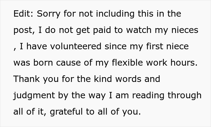 Entitled Brother Drops His Kids Off At Sister's House Without Asking, Wants Her To Pay For Childcare After She Refuses To Babysit Entitled Brother Drops His Kids Off At Sister's House Without Asking, Wants Her To Pay For Childcare After She Refuses To Babysit