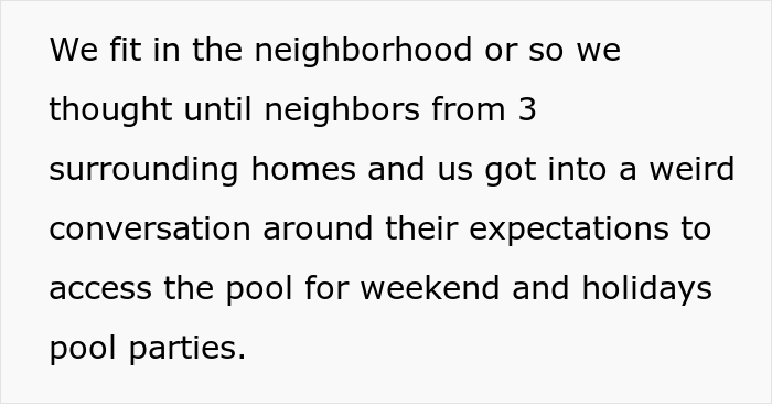 Neighbors Keep Harassing This Couple About Using Their Pool Until They Finally Lose Their Patience