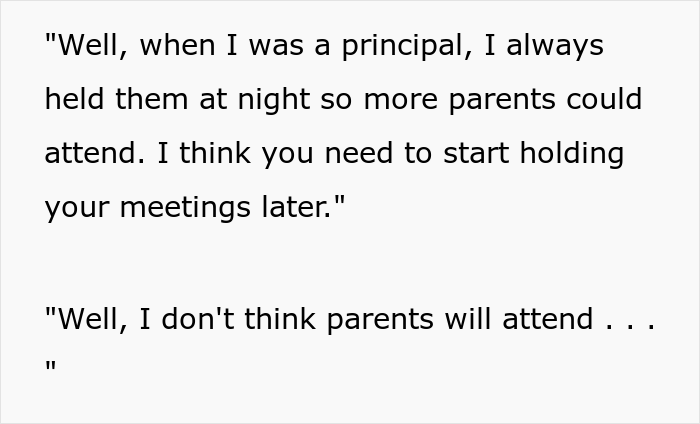 New Boss Orders Countryside School Principal To Set Parents' Meeting At 7 PM, Finds Out No One Showed Up