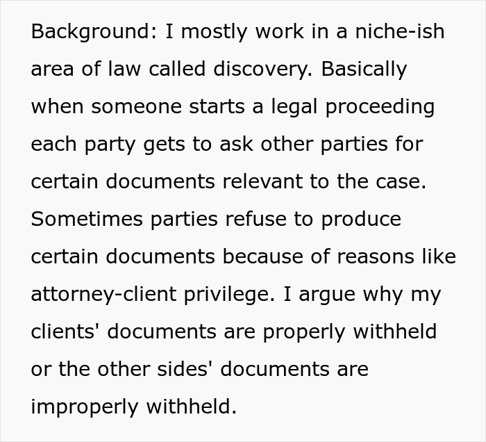 Lawyer Is Asked To Hand In ‘A Free Writing Sample’ As Part Of His Job Interview, Makes The Firm Regret It Later Lawyer Is Asked To Hand In ‘A Free Writing Sample’ As Part Of His Job Interview, Makes The Firm Regret It Later
