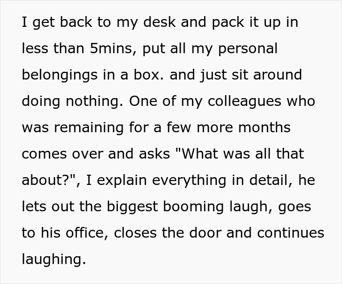 “I Wasn’t Made Redundant Like Everyone Else In The Company, So I Kept Showing Up To Work Until The End To Do Nothing”