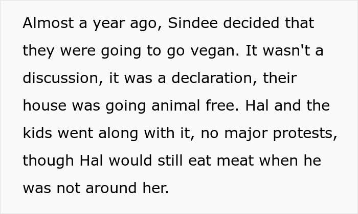 Vegan Mom Is Livid After Learning A Family Member Who Watched Her Kid For Free Had A Steak For Dinner For Themselves Vegan Mom Is Livid After Learning A Family Member Who Watched Her Kid For Free Had A Steak For Dinner For Themselves