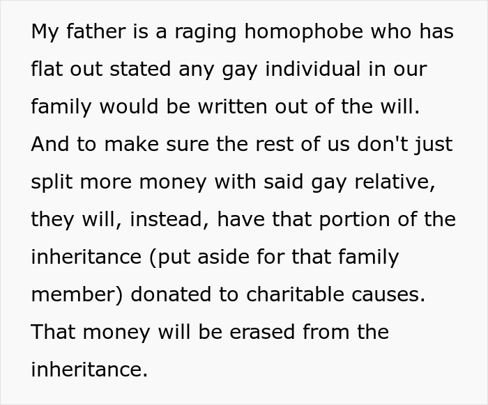Teen Would Lose $7M If She Came Out As Gay, Uncle Asks If He Was A Jerk To Tell Her To Stay In The Closet Teen Would Lose $7M If She Came Out As Gay, Uncle Asks If He Was A Jerk To Tell Her To Stay In The Closet