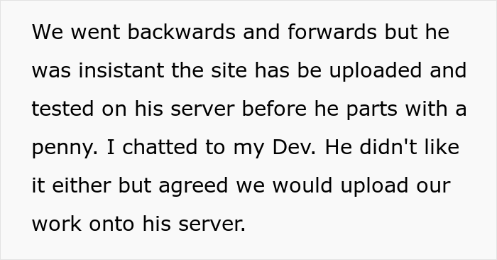Client Thinks He Can Screw This Web Developer Over And Not Pay For A Job, Regrets It When He Loses A Business And A House Because Of It Client Thinks He Can Screw This Web Developer Over And Not Pay For A Job, Regrets It When He Loses A Business And A House Because Of It
