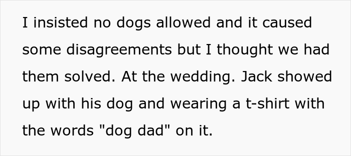 Bride asks son-in-law not to bring his dog to her wedding, BIL gets kicked out for ignoring bride's request