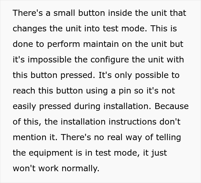 Engineer Is Furious When Company Refuses To Pay For The Work He Did, Makes Sure They Don't Know How To Finish It Before He Leaves Engineer Is Furious When Company Refuses To Pay For The Work He Did, Makes Sure They Don't Know How To Finish It Before He Leaves