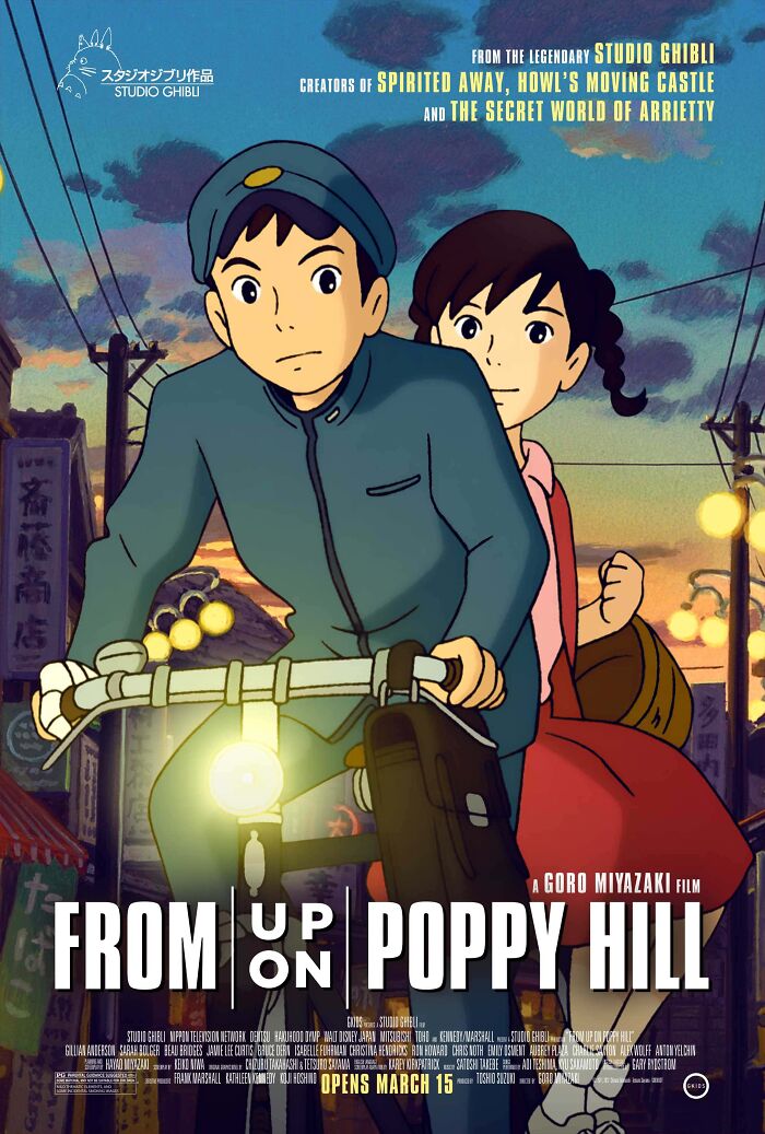 Anime poster for "From Upon Poppy Hill"