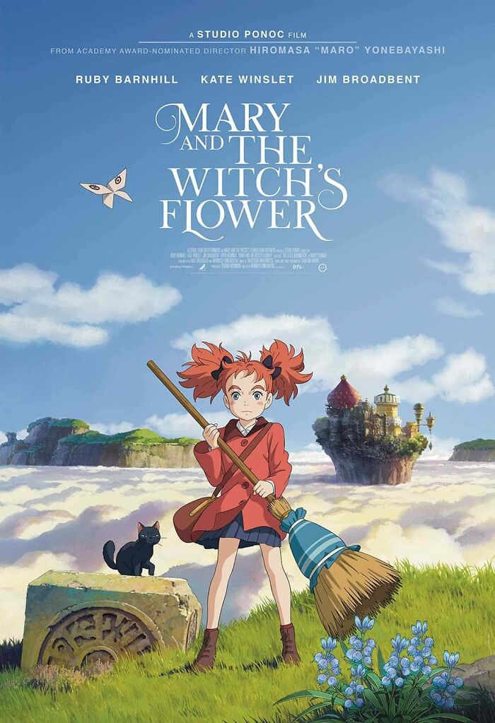 Anime poster for "Mary And The Witch's Flower"