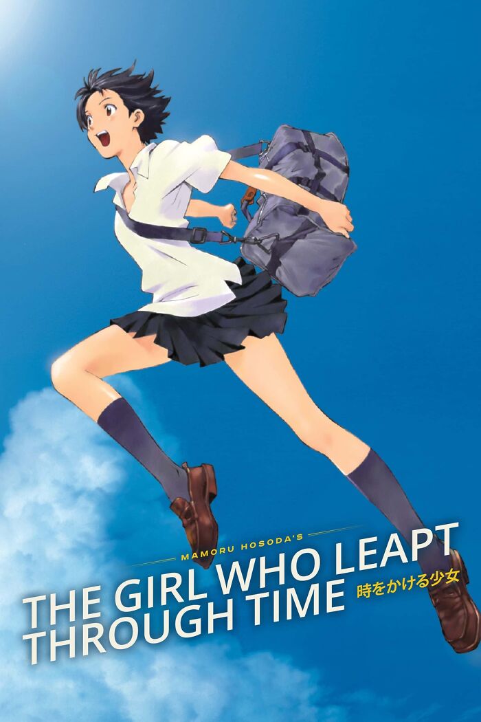 Anime poster for "The Girl Who Leapt Through Time"