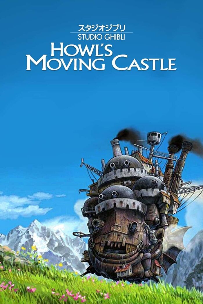Anime poster for "Howl's Moving Castle"