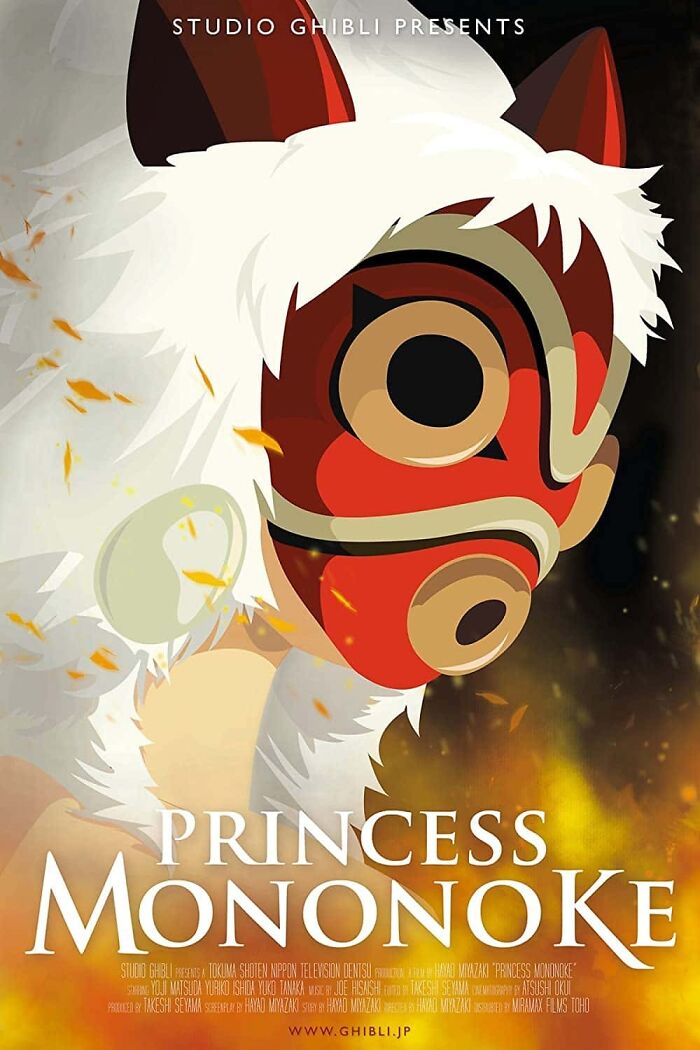 Anie poster for "Princess Mononoke"