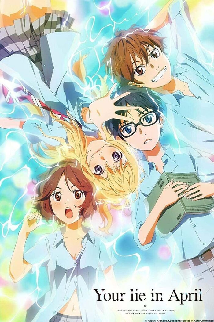 Anime poster for "Your Lie In April"