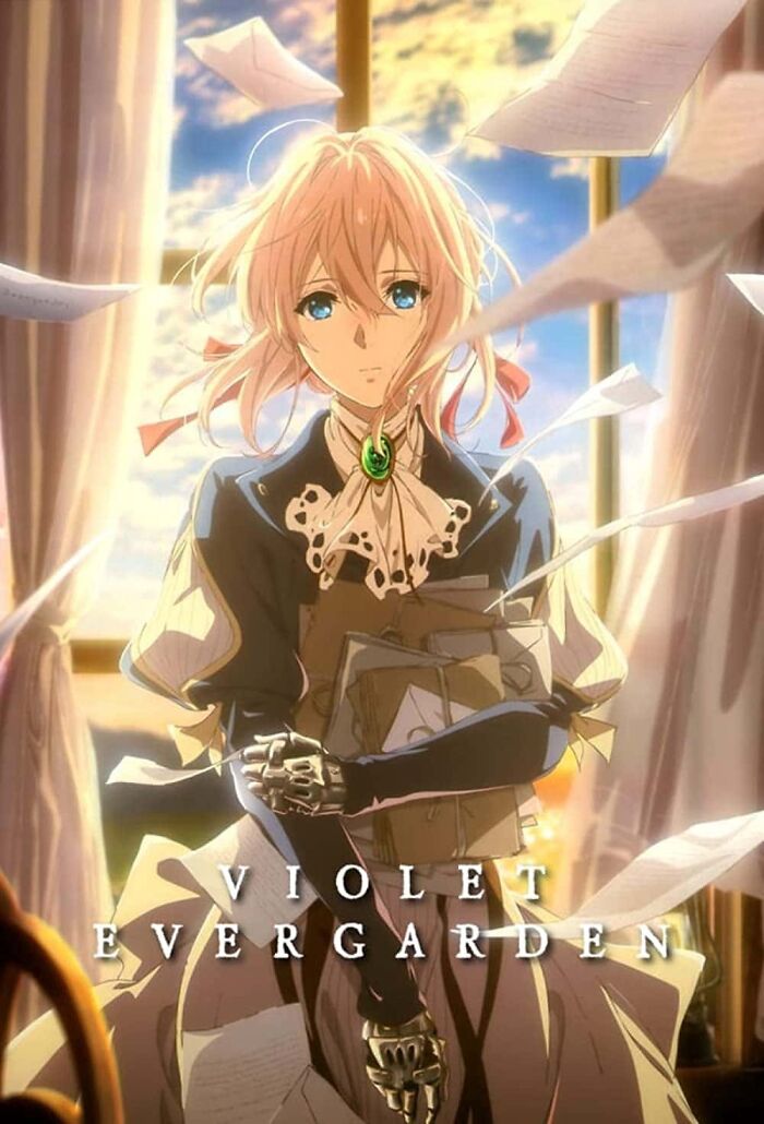 Anime poster for "Violet Evergarden"