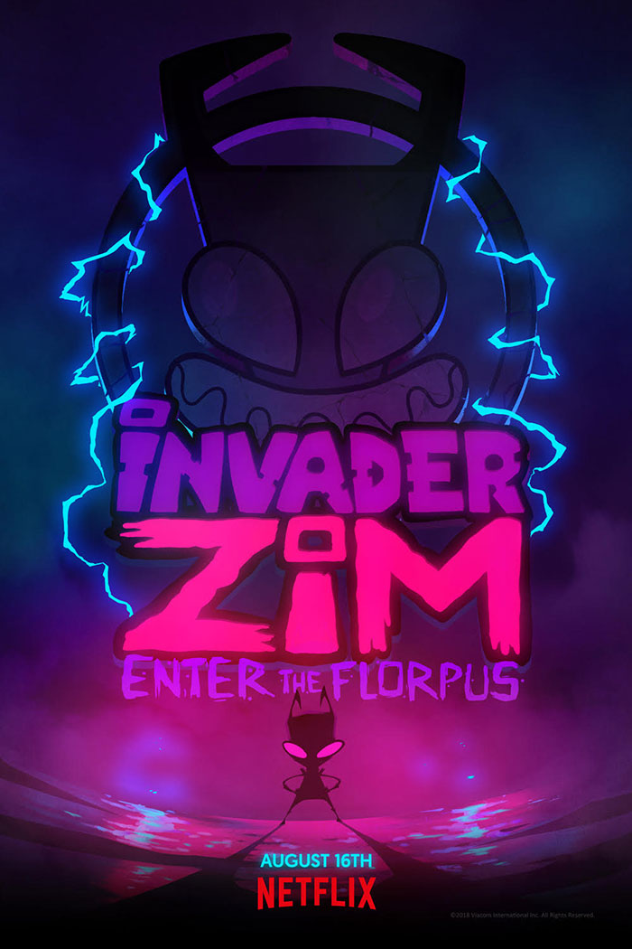 Poster for Invader Zim show