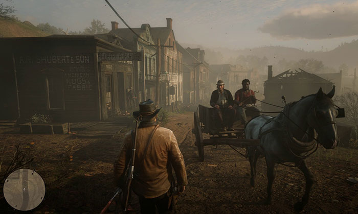 Red Dead Redemption 2 walking gameplay