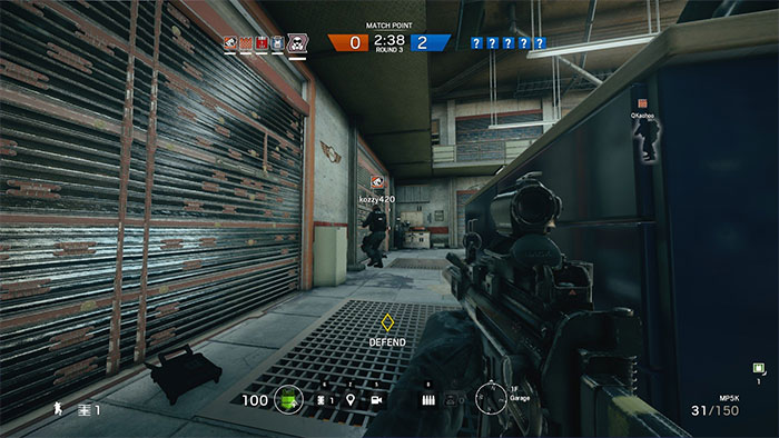 Rainbow Six Siege shooting gameplay