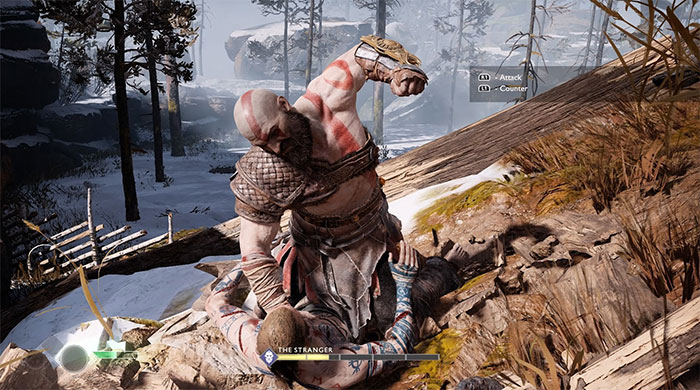 God Of War fighting gameplay