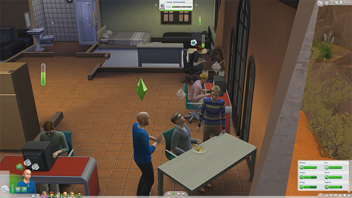 The Sims 4 gameplay