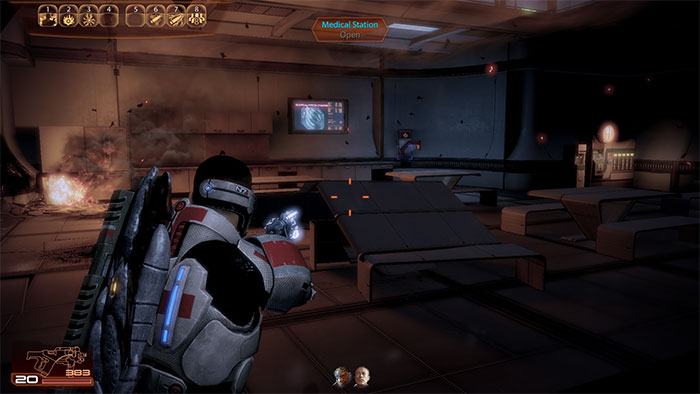 Mass Effect 2 shooting gameplay