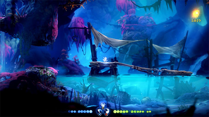 Ori and the Will of the Wisps gameplay