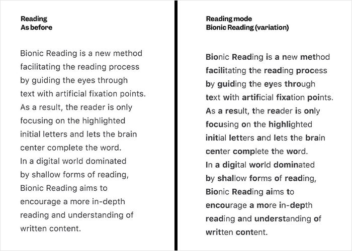 People Feel Like They’re “Unlocking 100% Of Their Brains” By Using The Bionic Reading Font People Feel Like They’re “Unlocking 100% Of Their Brains” By Using The Bionic Reading Font
