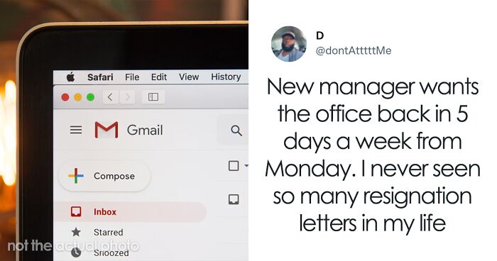 New Boss Wants People Back In The Office 5 Days A Week, Gets Resignation Letters Instead