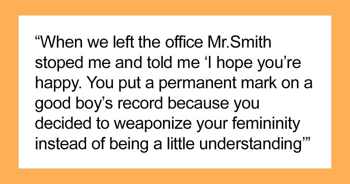 “Weaponizing My Femininity”: 15 Y.O. Girl Gets Called A Jerk For Throwing A Tantrum After Getting Regularly Harassed At School