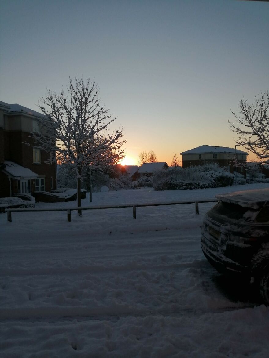 Sunrise On A Winters Morning UK