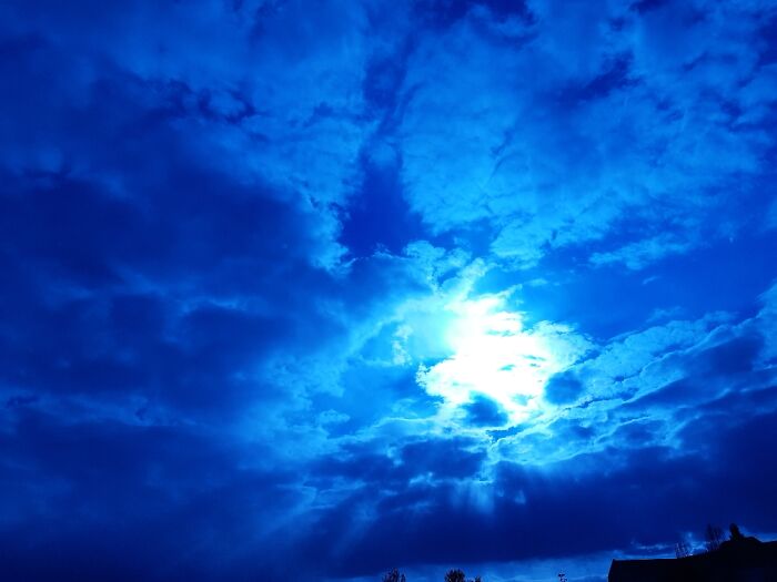 I Used A Filter To Capture This Storm On A Football/Soccer Field. I'm Not Sure If It Counts...