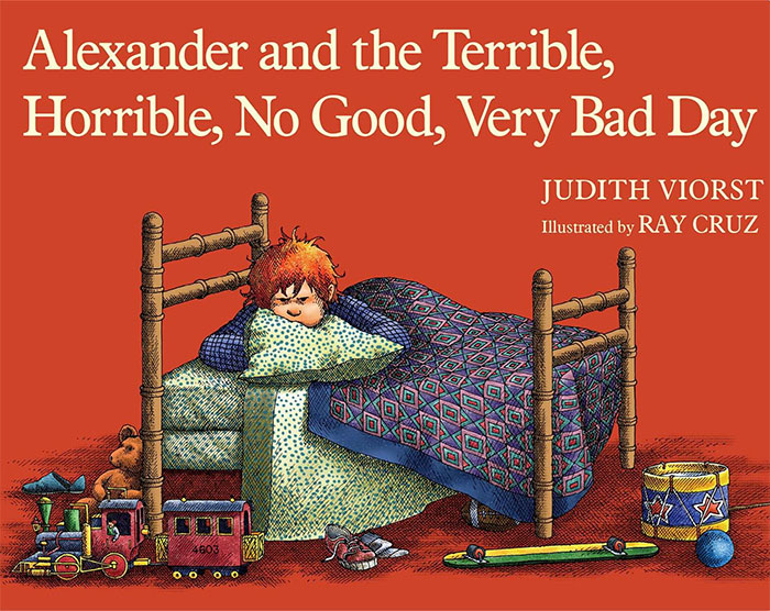 Book cover of Alexander And The Terrible, Horrible, No Good, Very Bad Day by Judith Viorst