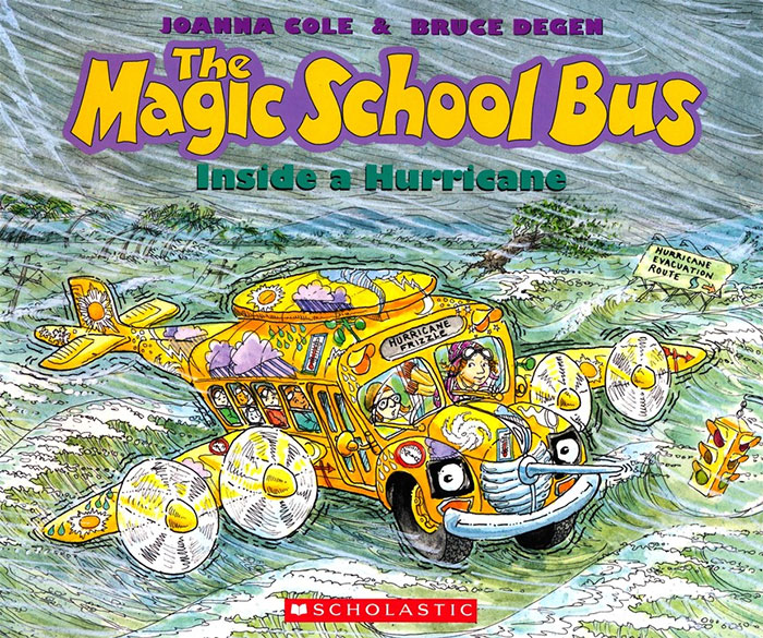 Book cover of The Magic School Bus Series by Joanna Cole and Bruce Degen