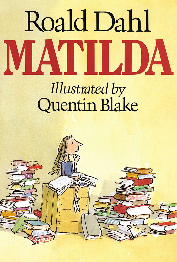 Book cover of Matilda by Roald Dahl