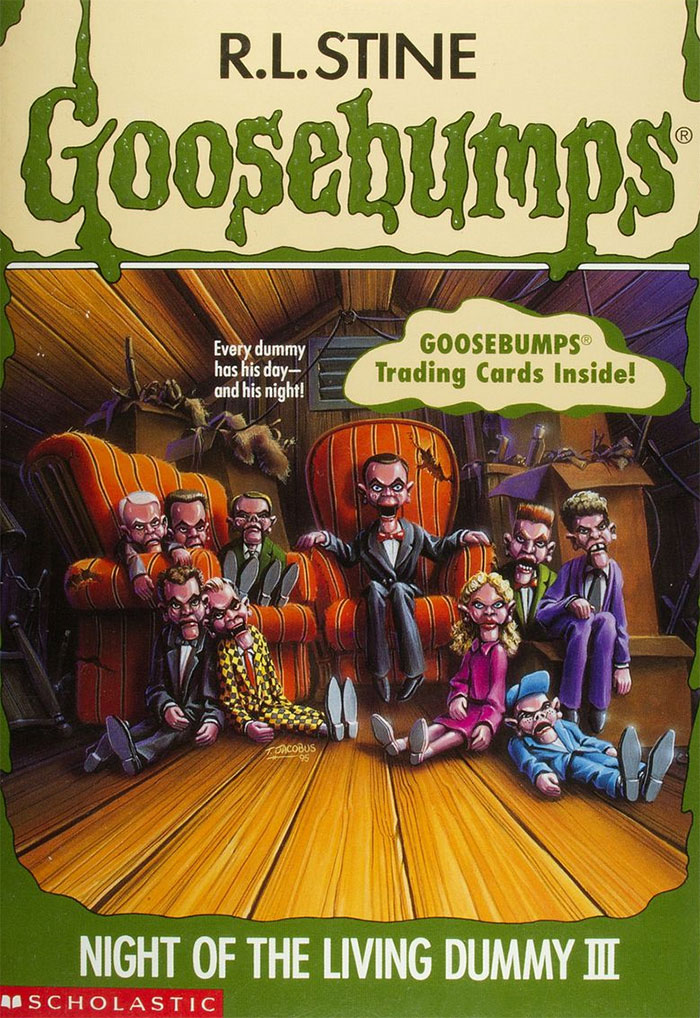 Book cover of Goosebumps Series by R.L. Stine