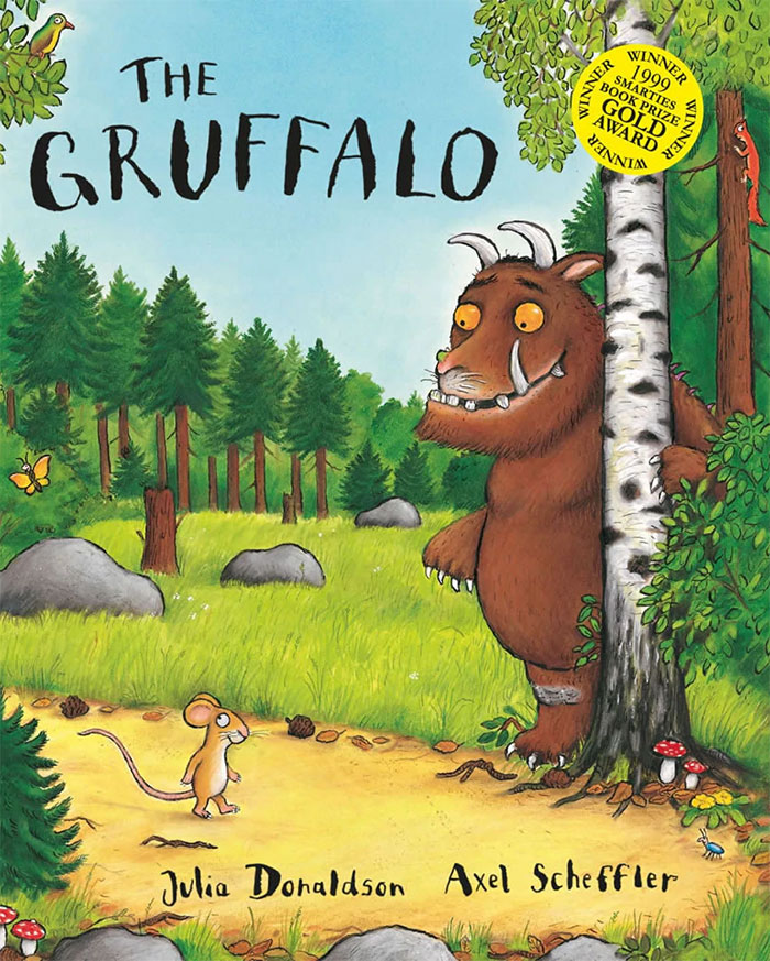Book cover of The Gruffalo by Julia Donaldson and Alex Scheffler