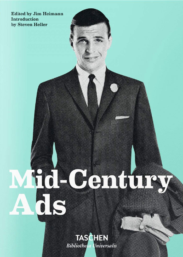 Book cover for "Mid-Century Ads"