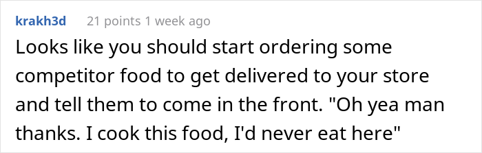 Entitled Boss Gets Slammed Online For Expecting Employees To Not Leave The Building During Lunch Hours Entitled Boss Gets Slammed Online For Expecting Employees To Not Leave The Building During Lunch Hours