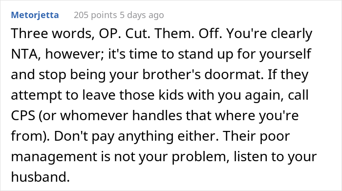 Entitled Brother Drops His Kids Off At Sister's House Without Asking, Wants Her To Pay For Childcare After She Refuses To Babysit Entitled Brother Drops His Kids Off At Sister's House Without Asking, Wants Her To Pay For Childcare After She Refuses To Babysit