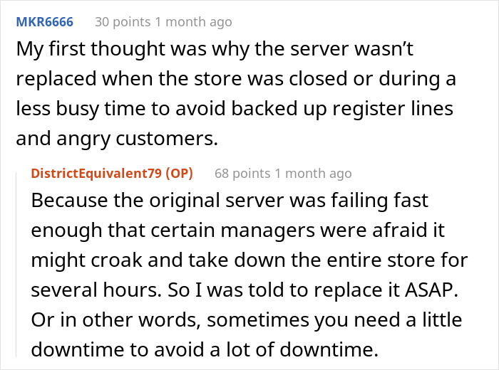Store Manager Thinks The IT Guy Has No Right To Disrupt Her Lunch Break, Calls His Boss To Report On Him, Gets Fired Herself Instead Store Manager Thinks The IT Guy Has No Right To Disrupt Her Lunch Break, Calls His Boss To Report On Him, Gets Fired Herself Instead