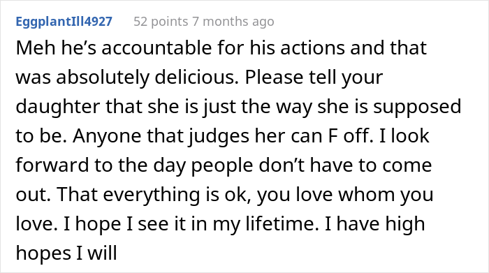 Homophobic Neighbor Calls This Dad's Daughter "A Freak" Because She's Openly Gay, Dad Brings Up His Secret Affair In Front Of His Wife Homophobic Neighbor Calls This Dad's Daughter "A Freak" Because She's Openly Gay, Dad Brings Up His Secret Affair In Front Of His Wife