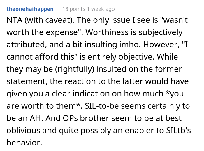 Sister RSVPs ‘No’ To Her Own Brother’s Wedding Because It’s Way Too Expensive, Asks The Internet If She Was A Jerk Sister RSVPs ‘No’ To Her Own Brother’s Wedding Because It’s Way Too Expensive, Asks The Internet If She Was A Jerk