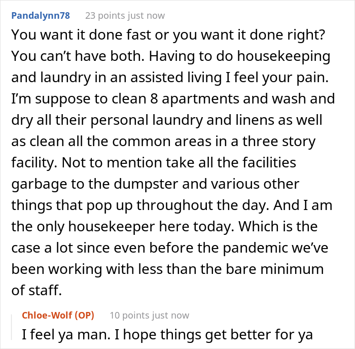 Housekeeper Getting $12/Hour Receives A Checklist With 85 Tasks She Has To Complete In An Hour To Not Get Fired Housekeeper Getting $12/Hour Receives A Checklist With 85 Tasks She Has To Complete In An Hour To Not Get Fired