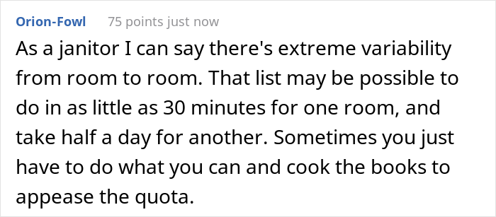 Housekeeper Getting $12/Hour Receives A Checklist With 85 Tasks She Has To Complete In An Hour To Not Get Fired Housekeeper Getting $12/Hour Receives A Checklist With 85 Tasks She Has To Complete In An Hour To Not Get Fired