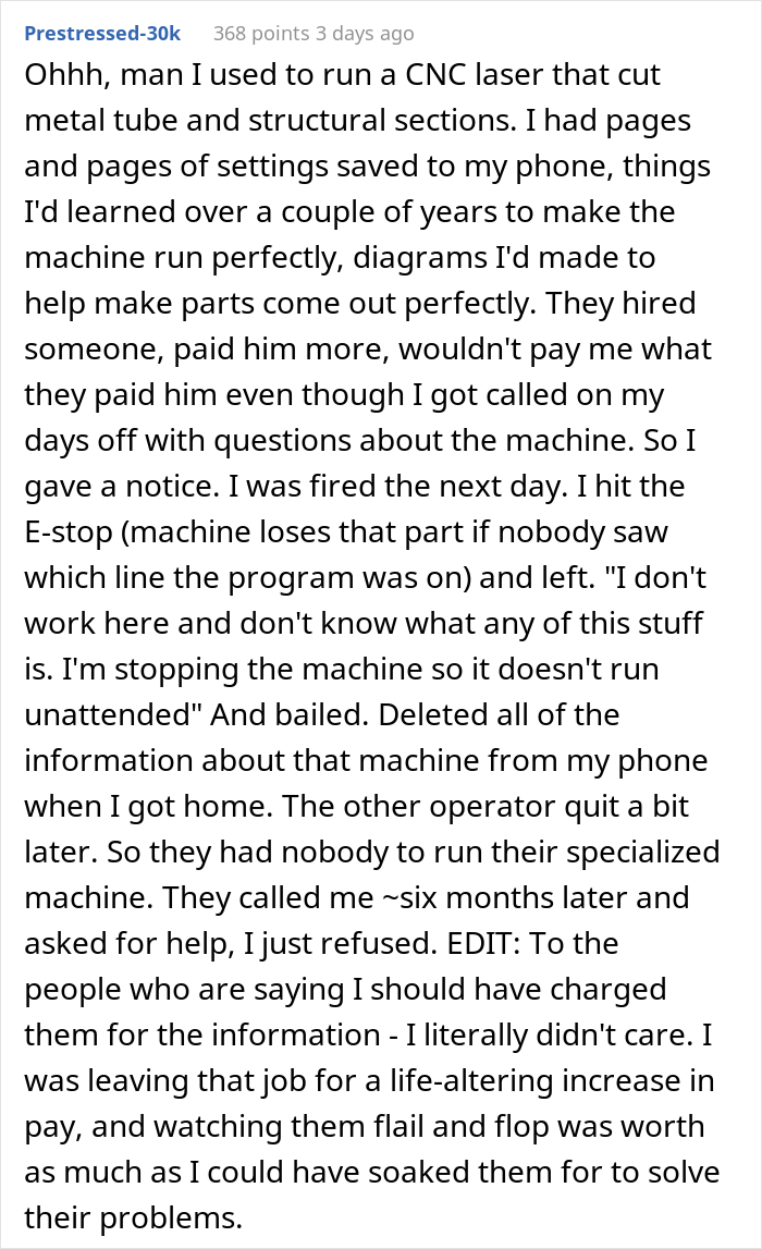 Former Employee Maliciously Complies And "Forgets Everything About The Company", In 10 Years The Boss Gets In Touch To Ask For Help