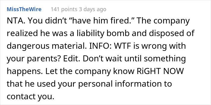 Woman Gets A Creepy Interviewer Fired For Asking “Legit" Personal Questions Woman Gets A Creepy Interviewer Fired For Asking “Legit" Personal Questions