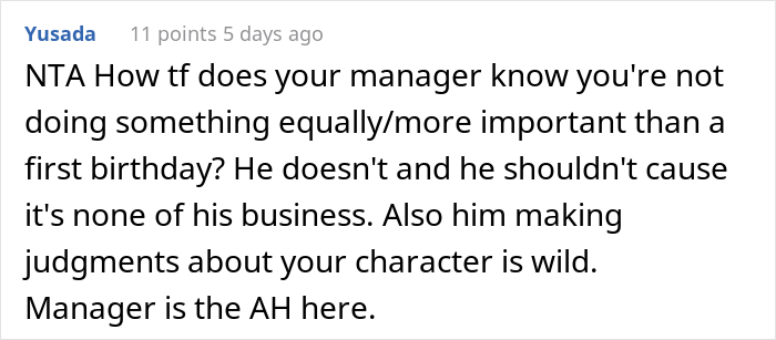 Coworker Bombards Guy With Text Messages Calling Him A “Childless Man Child” After He Refused To Cover Her Shift That Fell On Her Son’s 1st Birthday Coworker Bombards Guy With Text Messages Calling Him A “Childless Man Child” After He Refused To Cover Her Shift That Fell On Her Son’s 1st Birthday