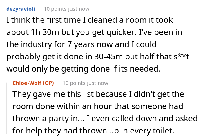 Housekeeper Getting $12/Hour Receives A Checklist With 85 Tasks She Has To Complete In An Hour To Not Get Fired Housekeeper Getting $12/Hour Receives A Checklist With 85 Tasks She Has To Complete In An Hour To Not Get Fired