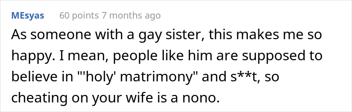 Homophobic Neighbor Calls This Dad's Daughter "A Freak" Because She's Openly Gay, Dad Brings Up His Secret Affair In Front Of His Wife Homophobic Neighbor Calls This Dad's Daughter "A Freak" Because She's Openly Gay, Dad Brings Up His Secret Affair In Front Of His Wife