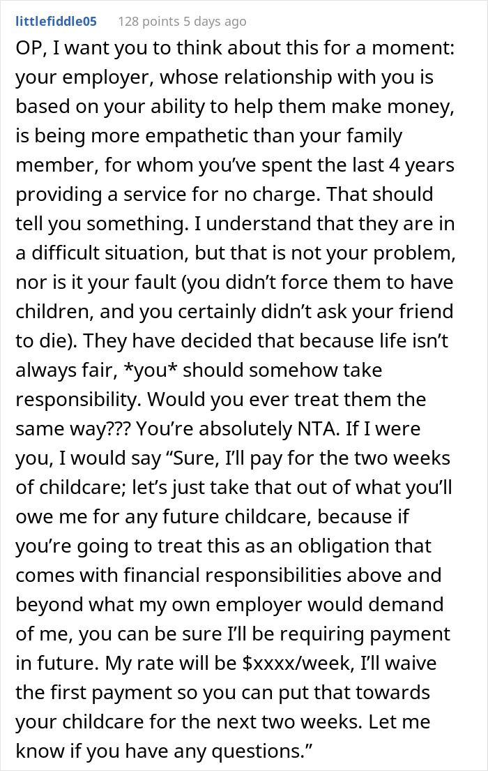 Entitled Brother Drops His Kids Off At Sister's House Without Asking, Wants Her To Pay For Childcare After She Refuses To Babysit Entitled Brother Drops His Kids Off At Sister's House Without Asking, Wants Her To Pay For Childcare After She Refuses To Babysit