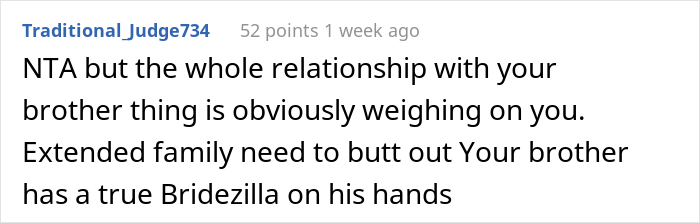 Sister RSVPs ‘No’ To Her Own Brother’s Wedding Because It’s Way Too Expensive, Asks The Internet If She Was A Jerk Sister RSVPs ‘No’ To Her Own Brother’s Wedding Because It’s Way Too Expensive, Asks The Internet If She Was A Jerk