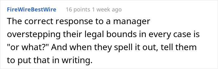 Entitled Boss Gets Slammed Online For Expecting Employees To Not Leave The Building During Lunch Hours Entitled Boss Gets Slammed Online For Expecting Employees To Not Leave The Building During Lunch Hours